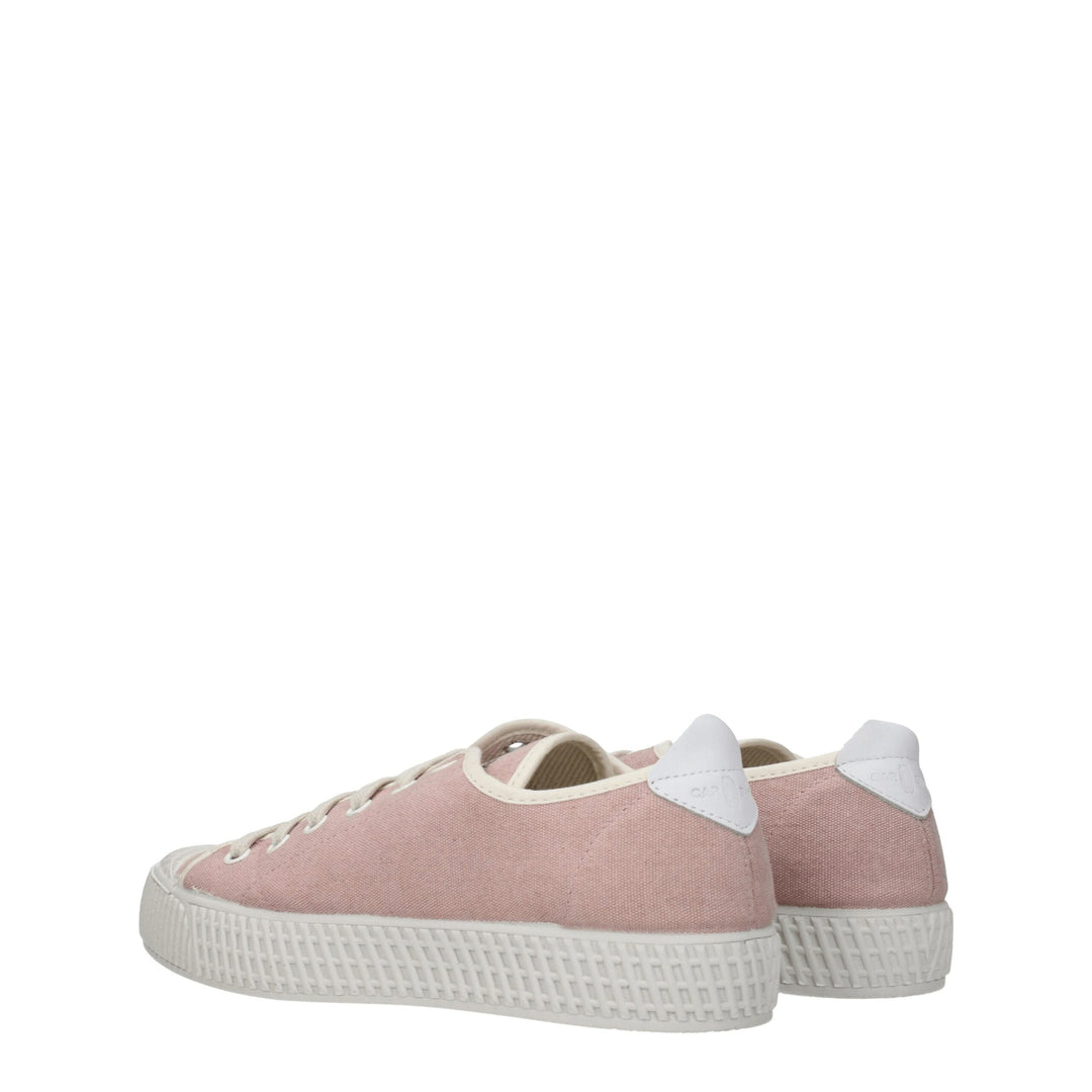 Pink Fabric Sneakers