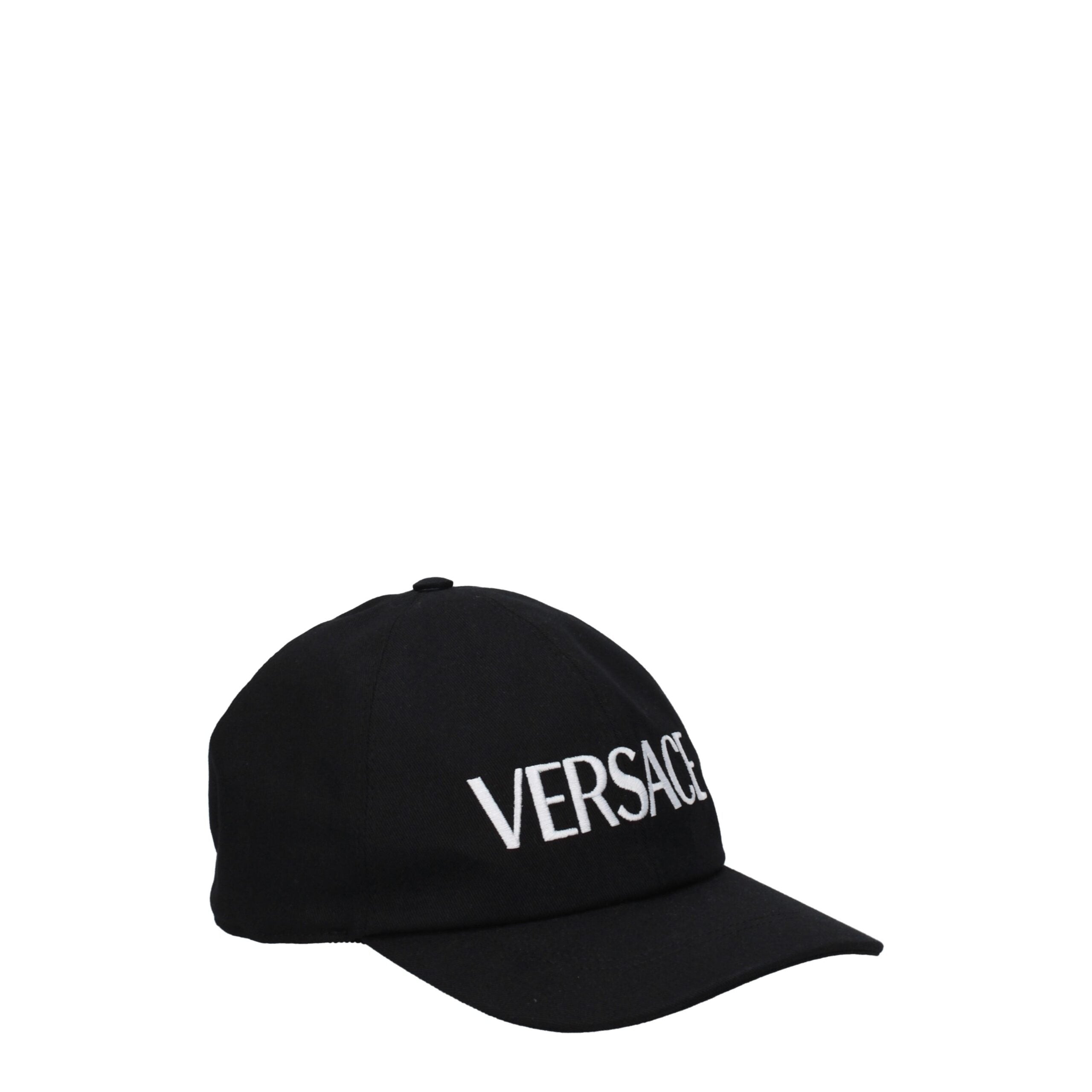 Versace Black Cotton Cap (Baseball Hat) – SEYMAYKA