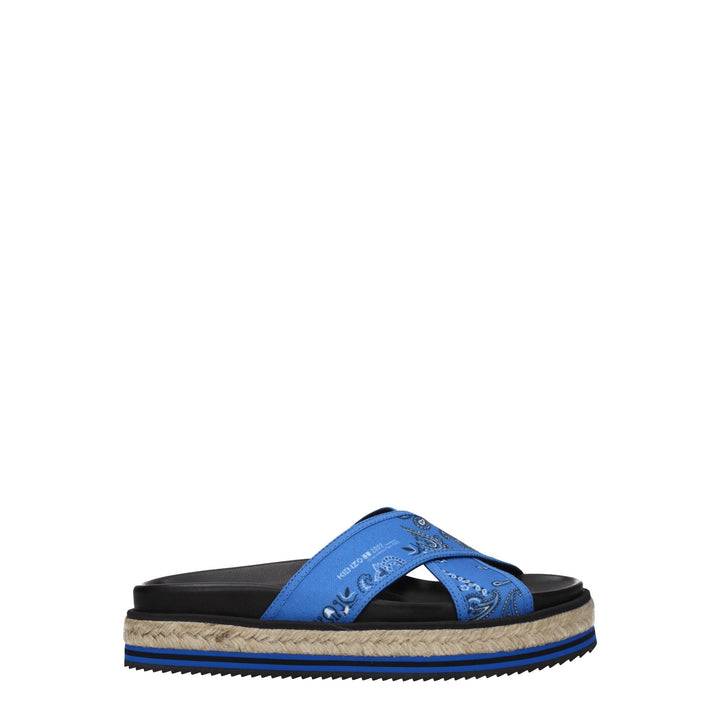 Blue Fabric Slipper