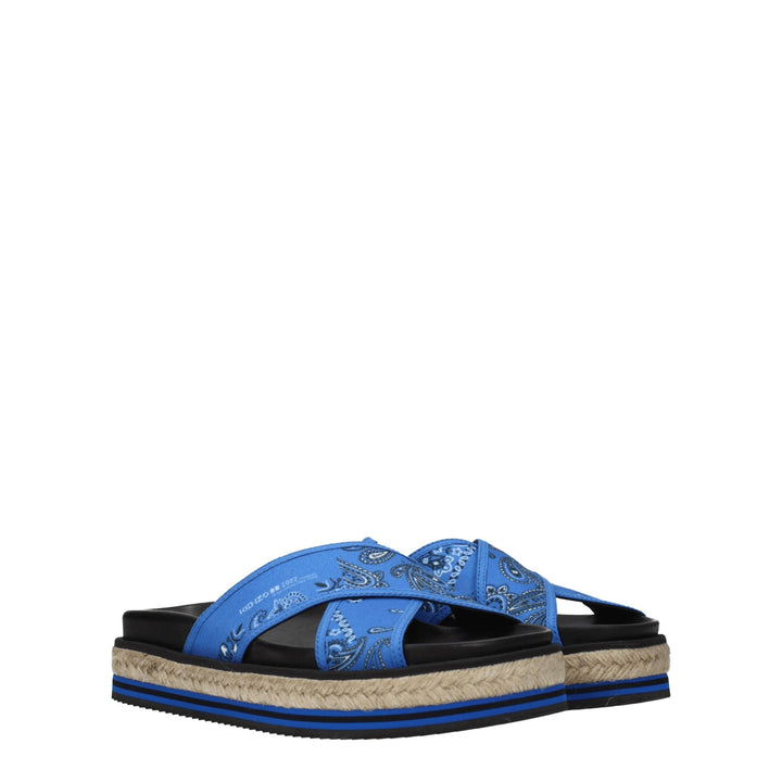 Blue Fabric Slipper