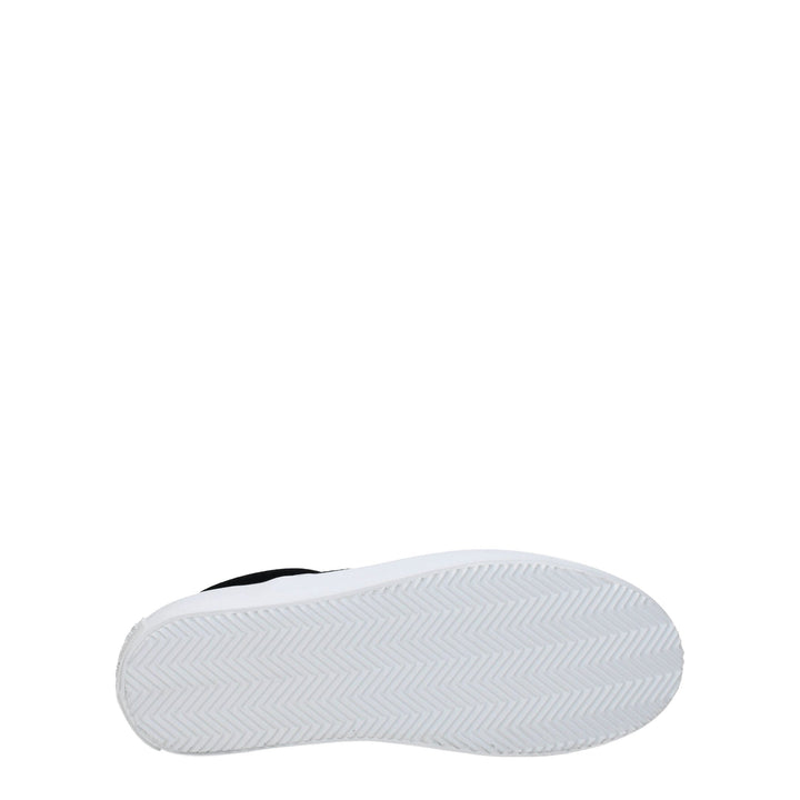 Black Fabric Slip-On Loafer