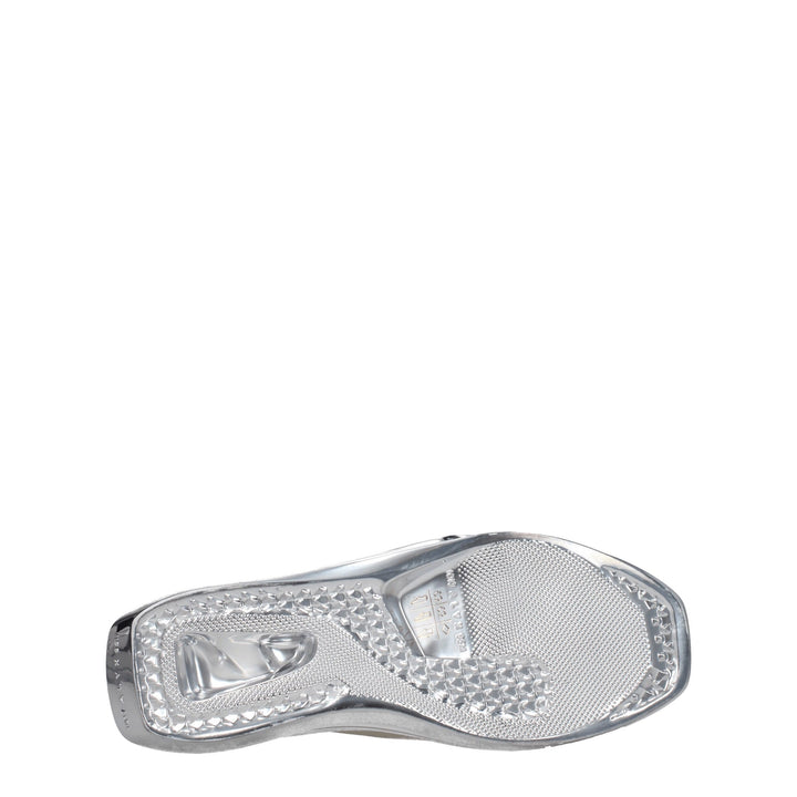 Gray Leather Slipper