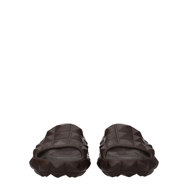 Brown Cotton Slipper