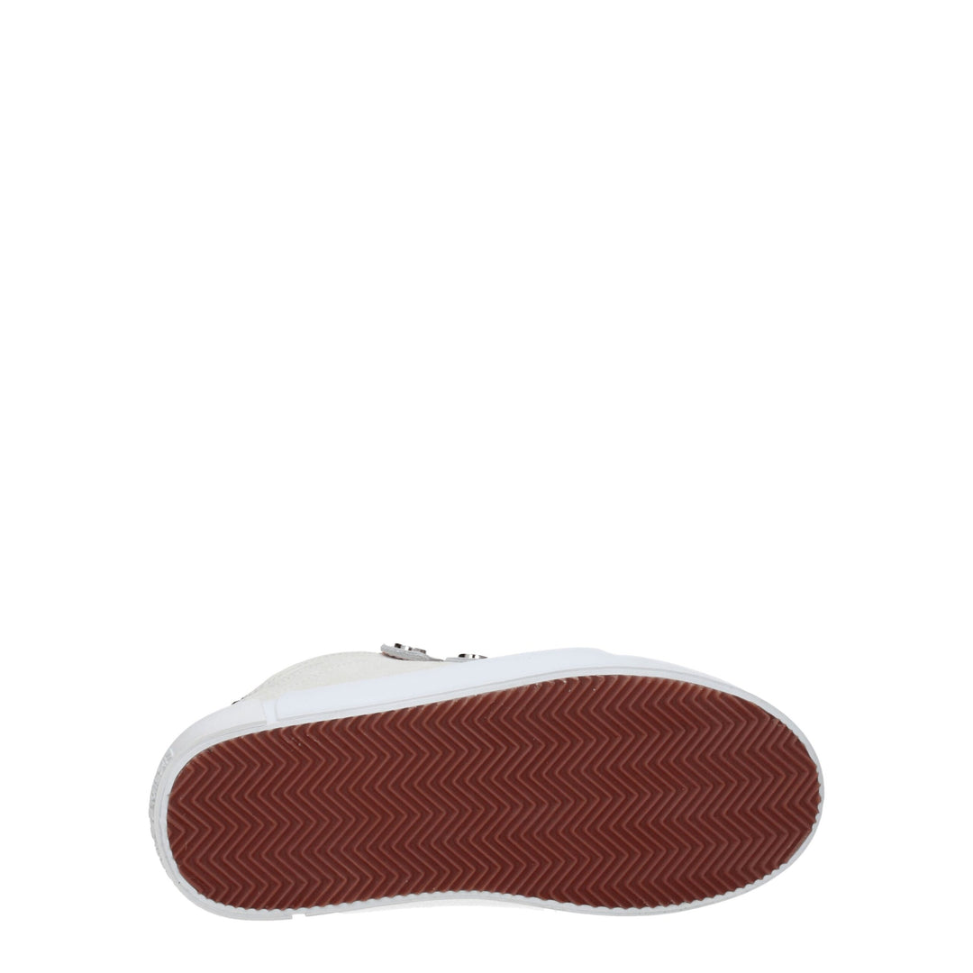 Beige Leather Sneakers