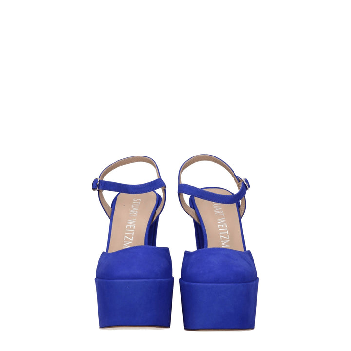 Blue Leather Sandal