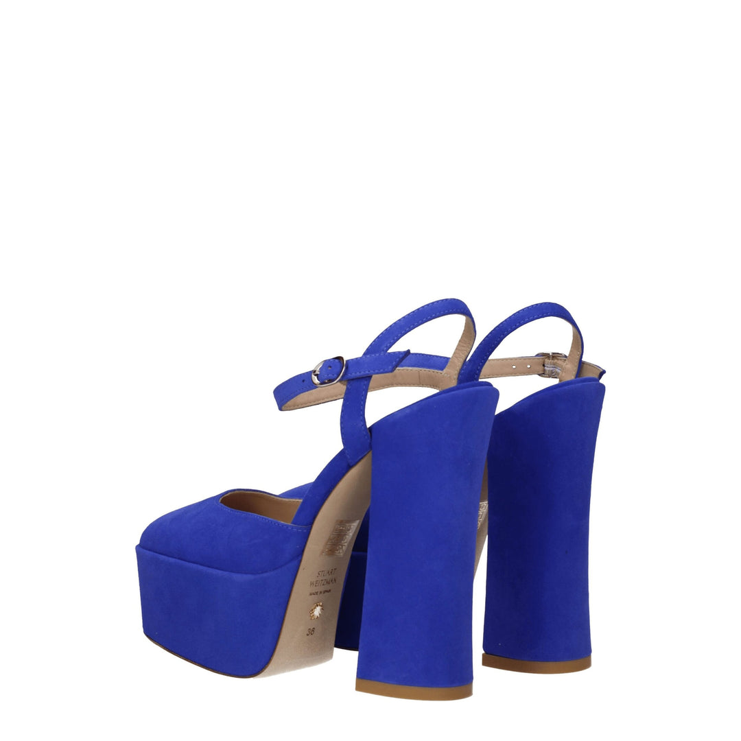 Blue Leather Sandal