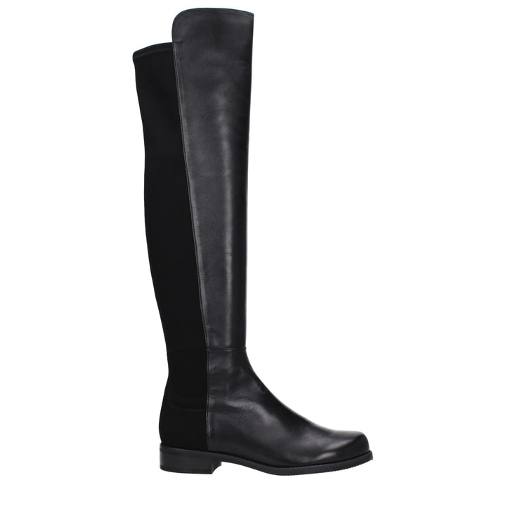 Black Leather Boot