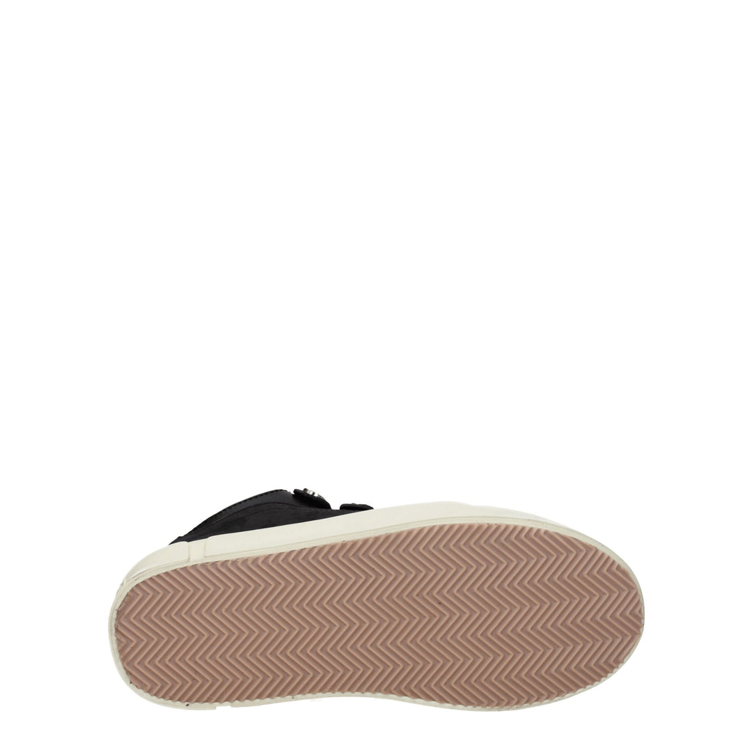 Black Leather Sneakers