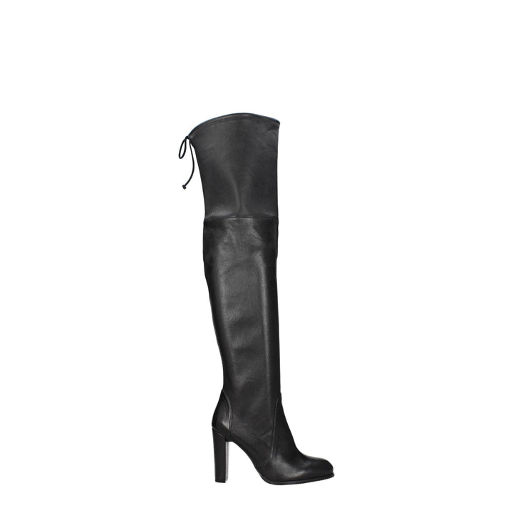 Black Leather Boot