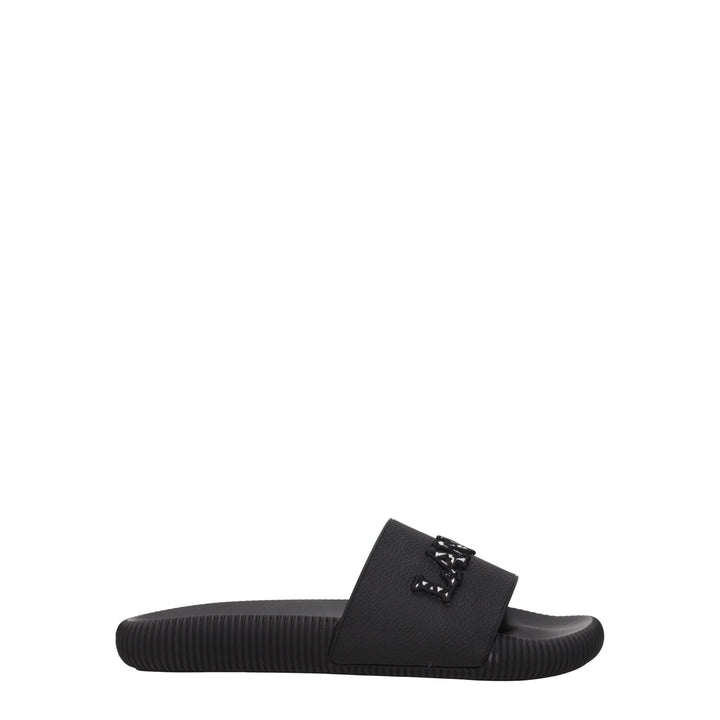 Black Cotton Slipper