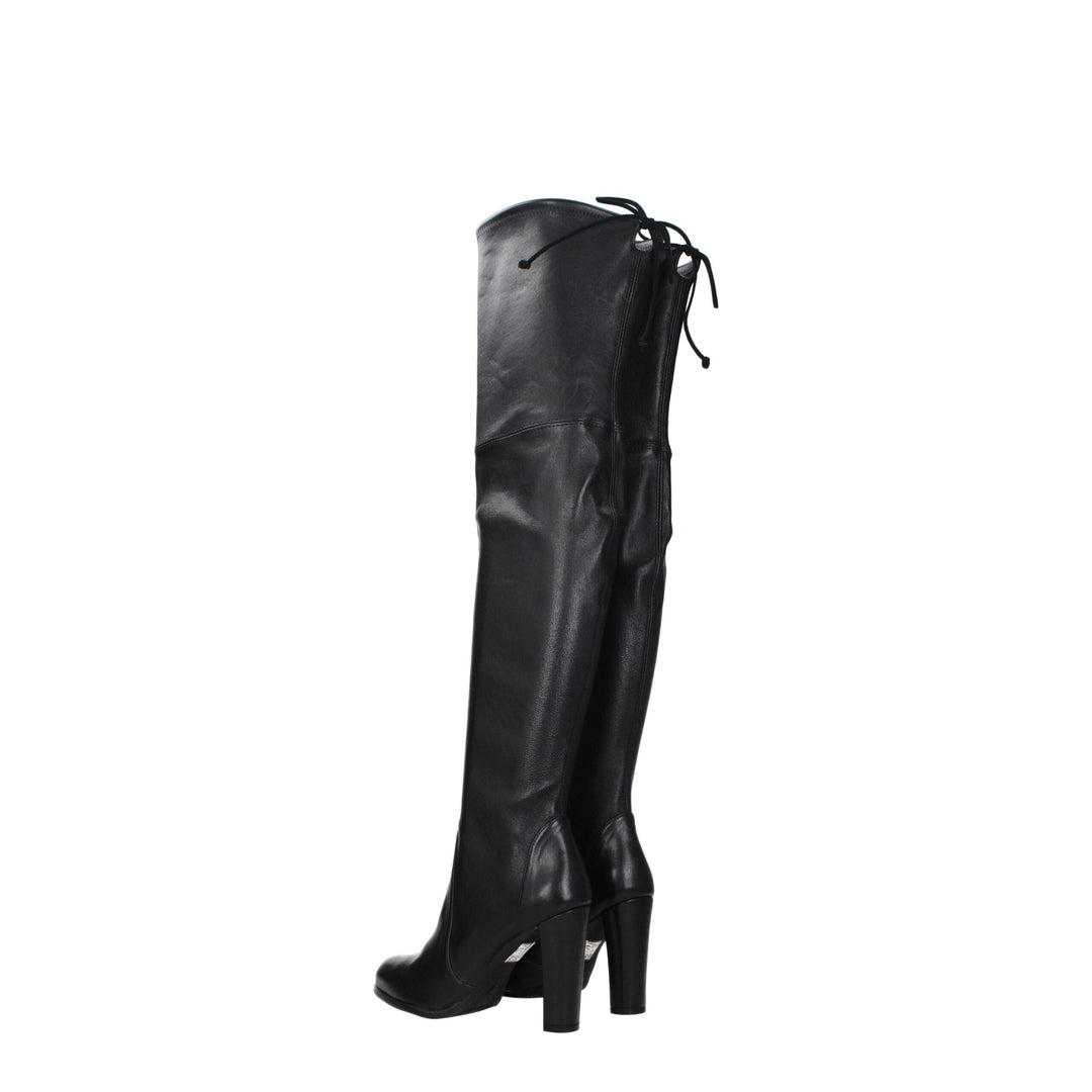 Black Leather Boot