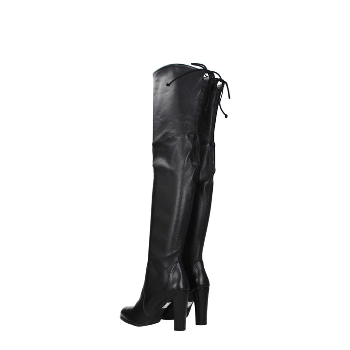 Black Leather Boot