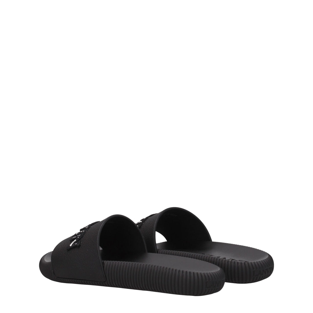 Black Cotton Slipper