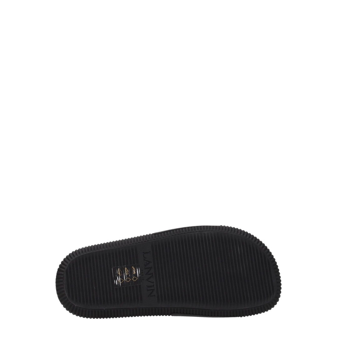 Black Cotton Slipper