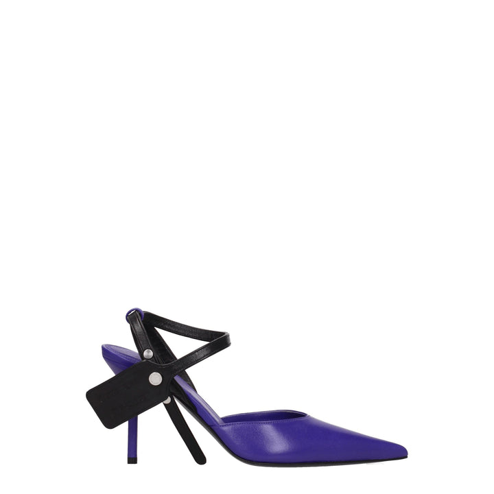 Purple Leather Sandal