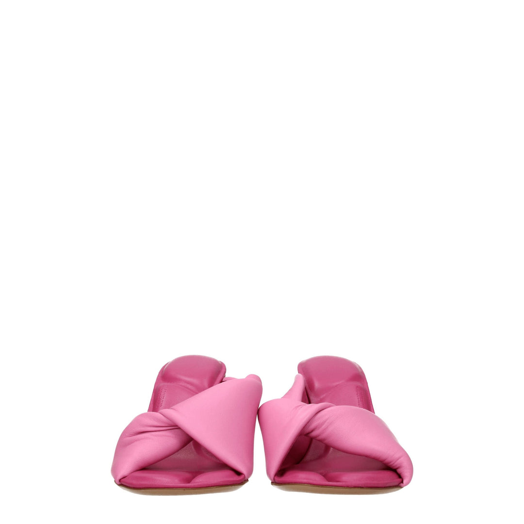 Pink Leather Sandal