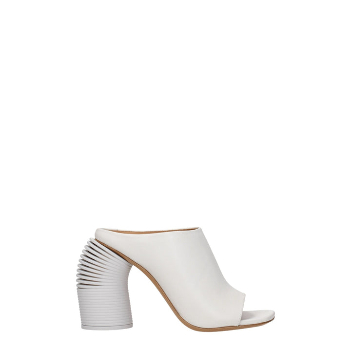 White Leather Sandal