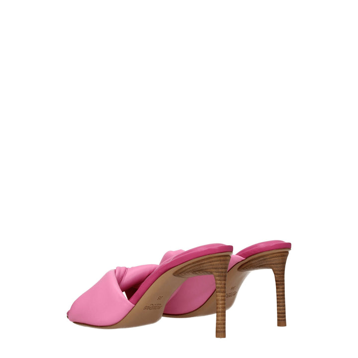 Pink Leather Sandal