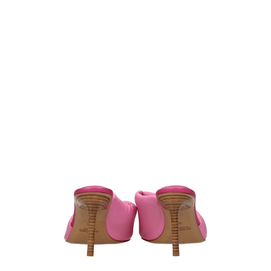 Pink Leather Sandal