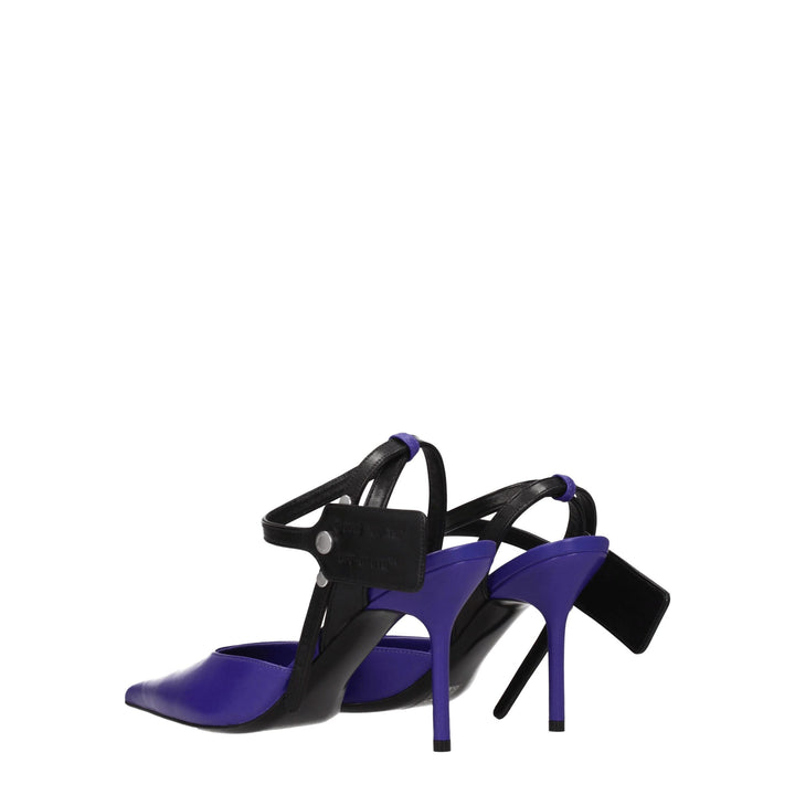 Purple Leather Sandal