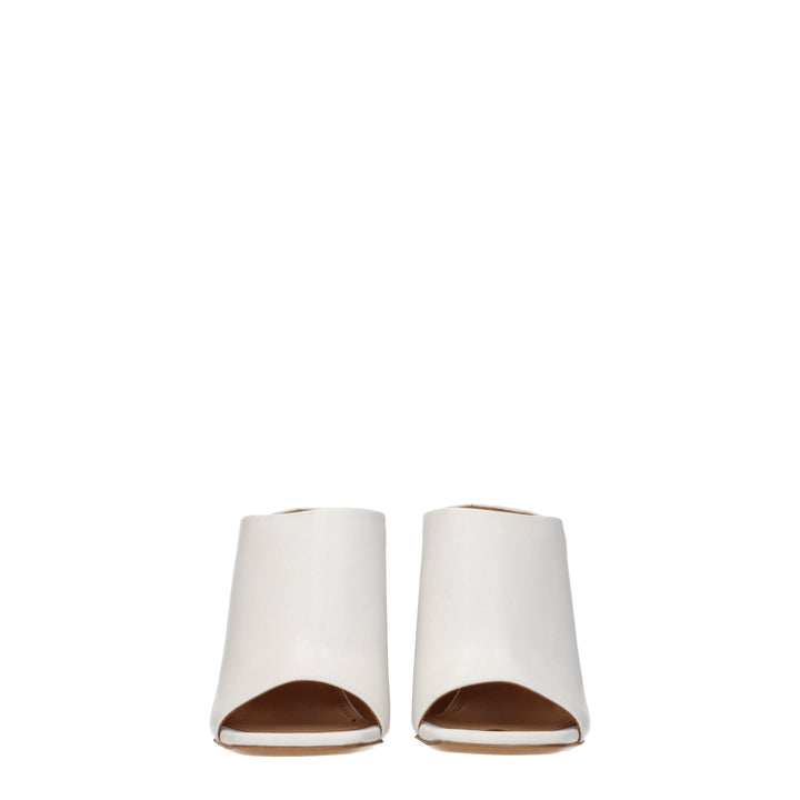 White Leather Sandal