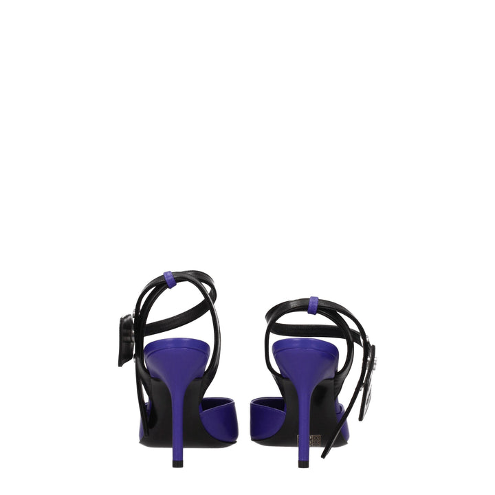 Purple Leather Sandal