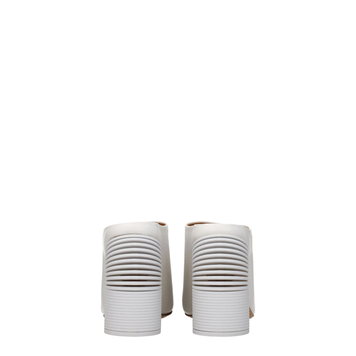 White Leather Sandal