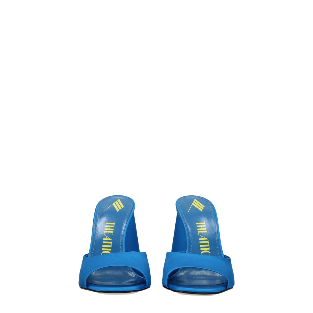 Light Blue Satin Sandal