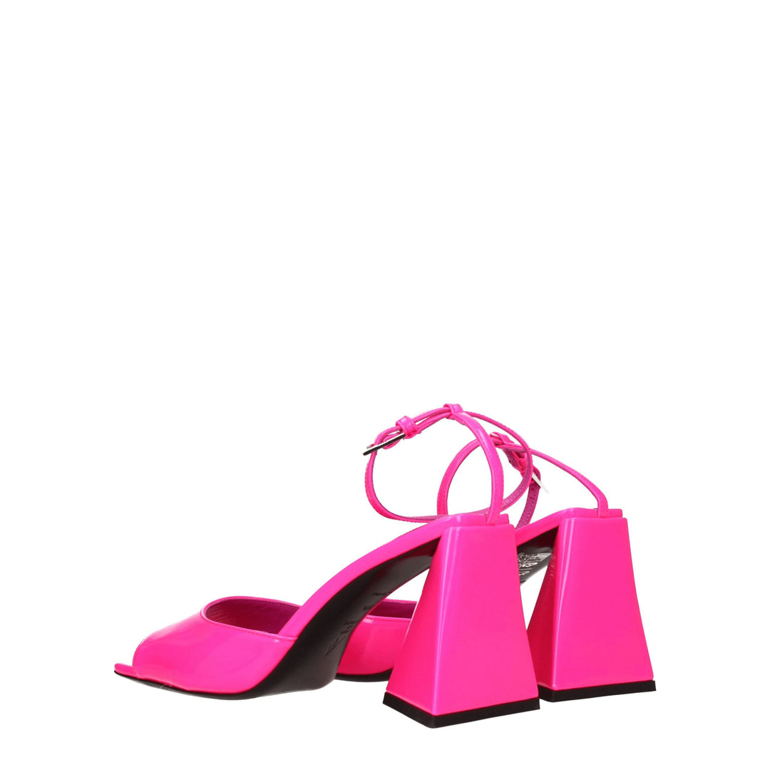 Pink Leather Sandal
