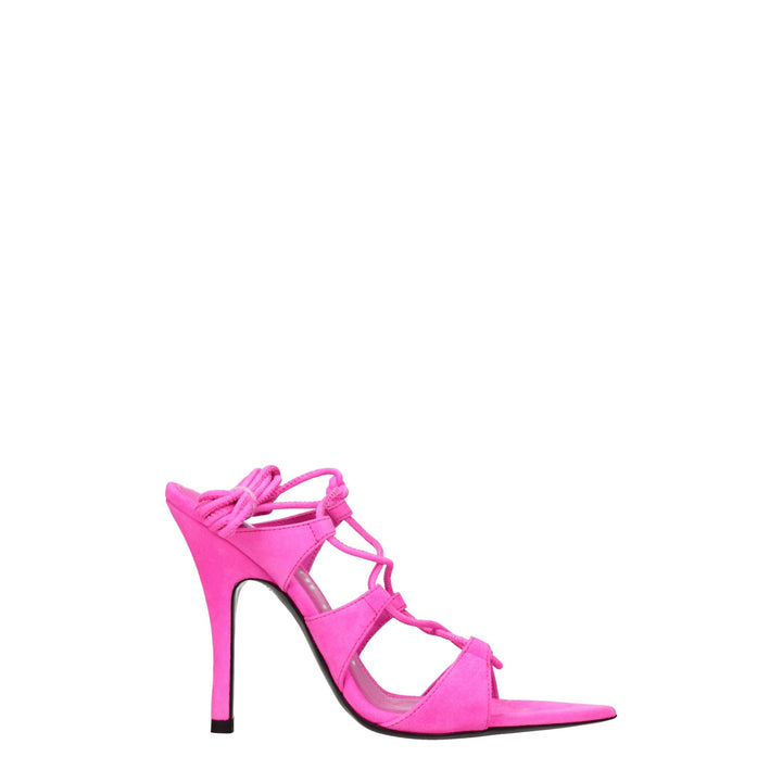 Pink Leather Sandal