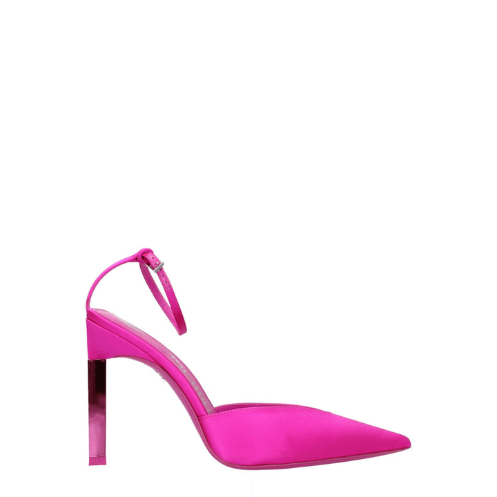 Pink Satin Sandal