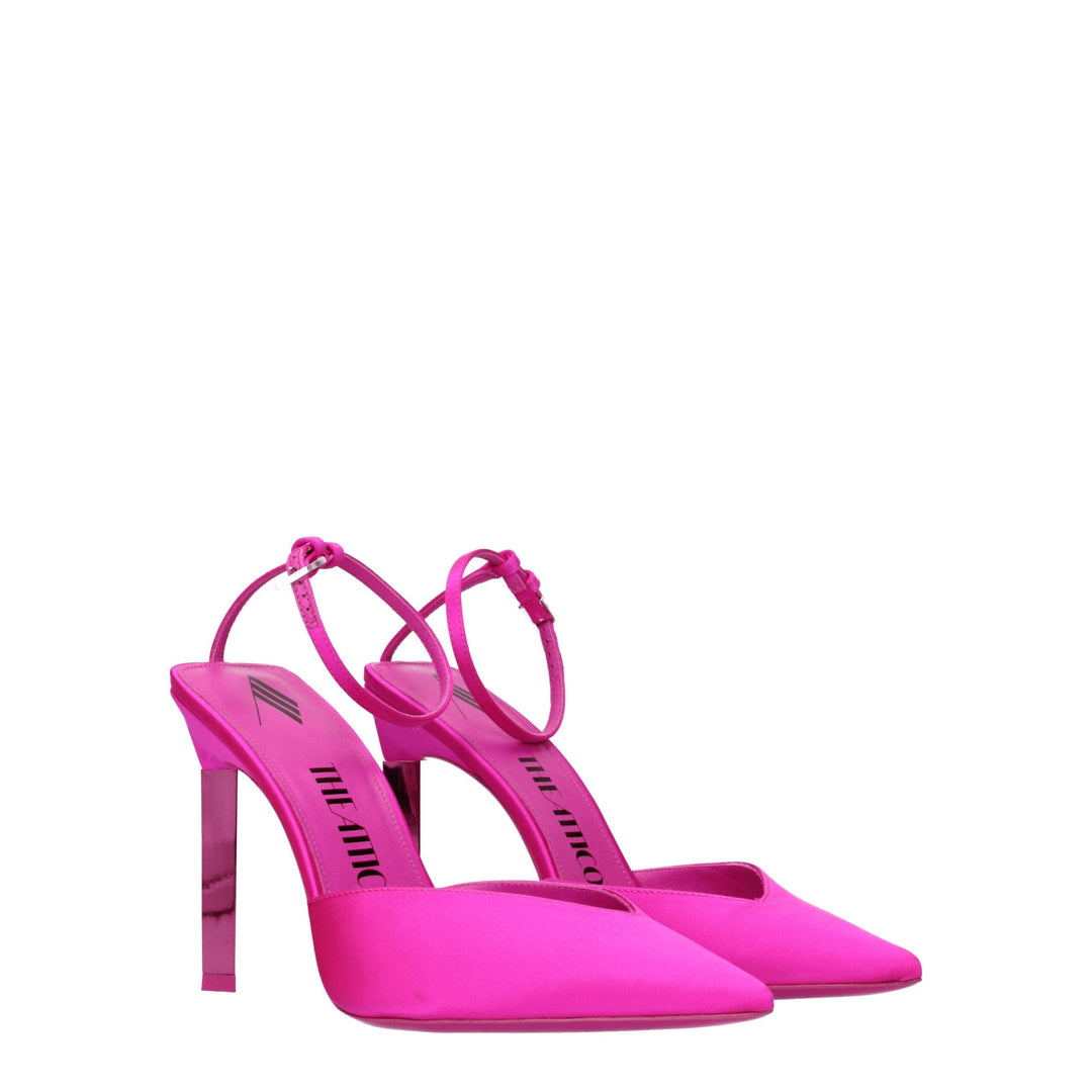 Pink Satin Sandal