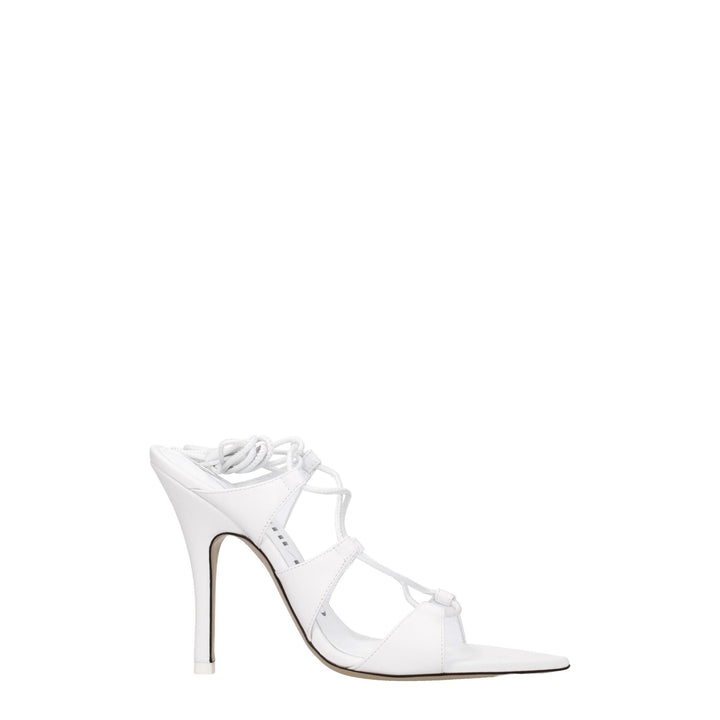 White Leather Sandal