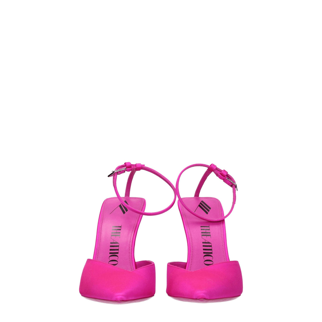 Pink Satin Sandal