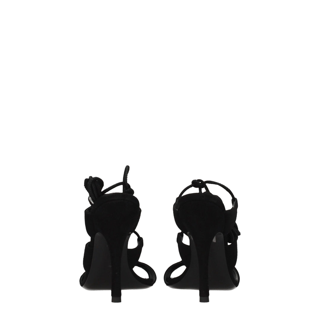 Black Leather Sandal