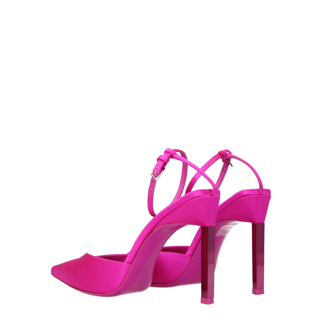 Pink Satin Sandal