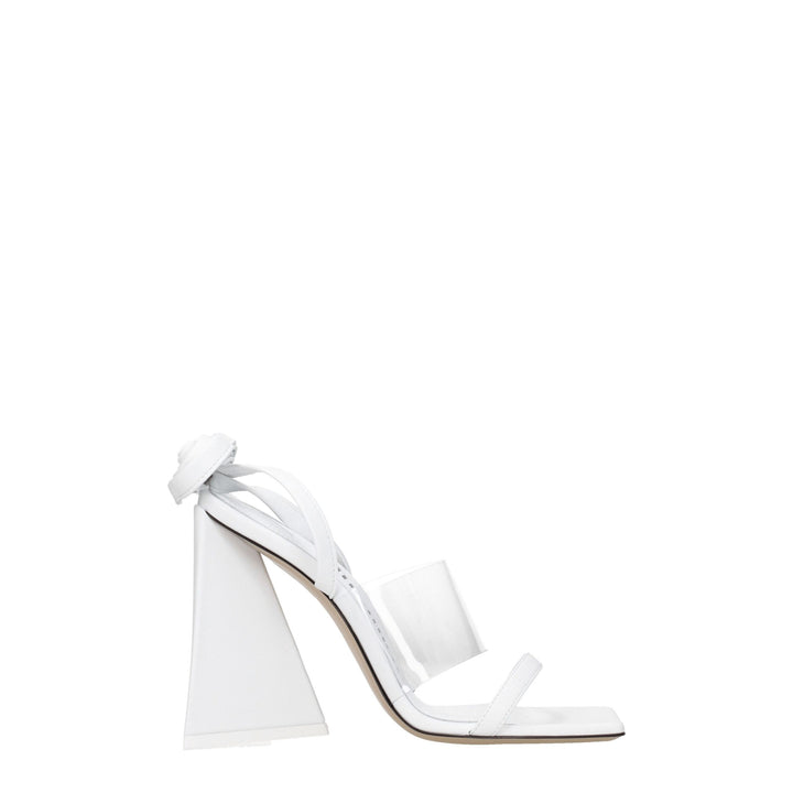 White Leather Sandal
