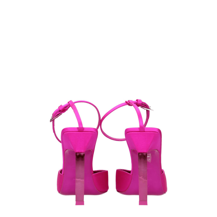 Pink Satin Sandal
