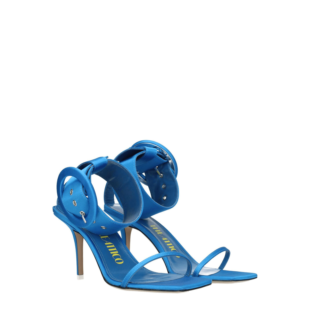 Light Blue Satin Sandal