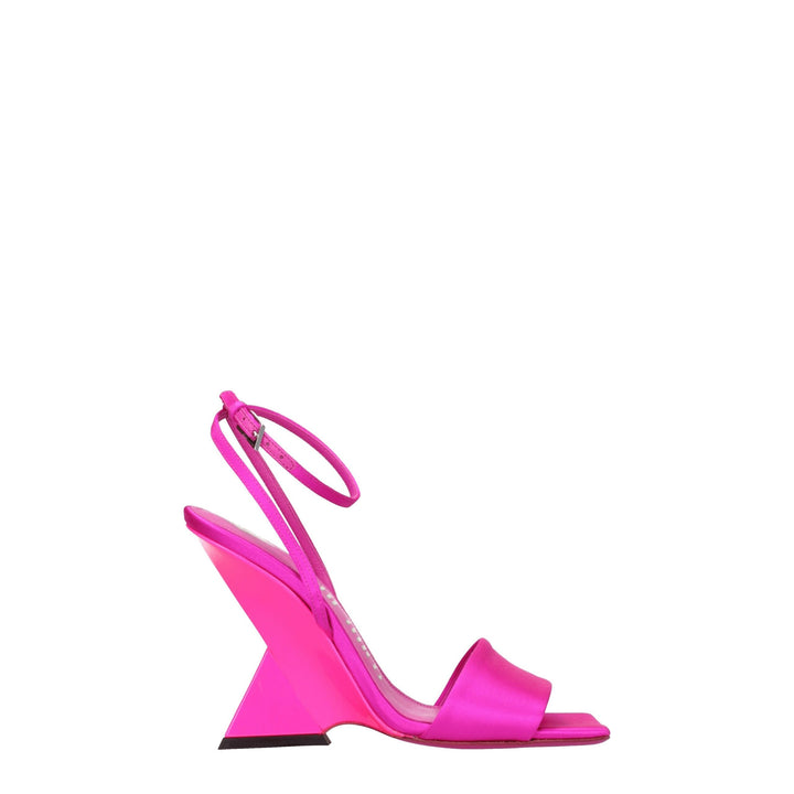 Pink Satin Sandal
