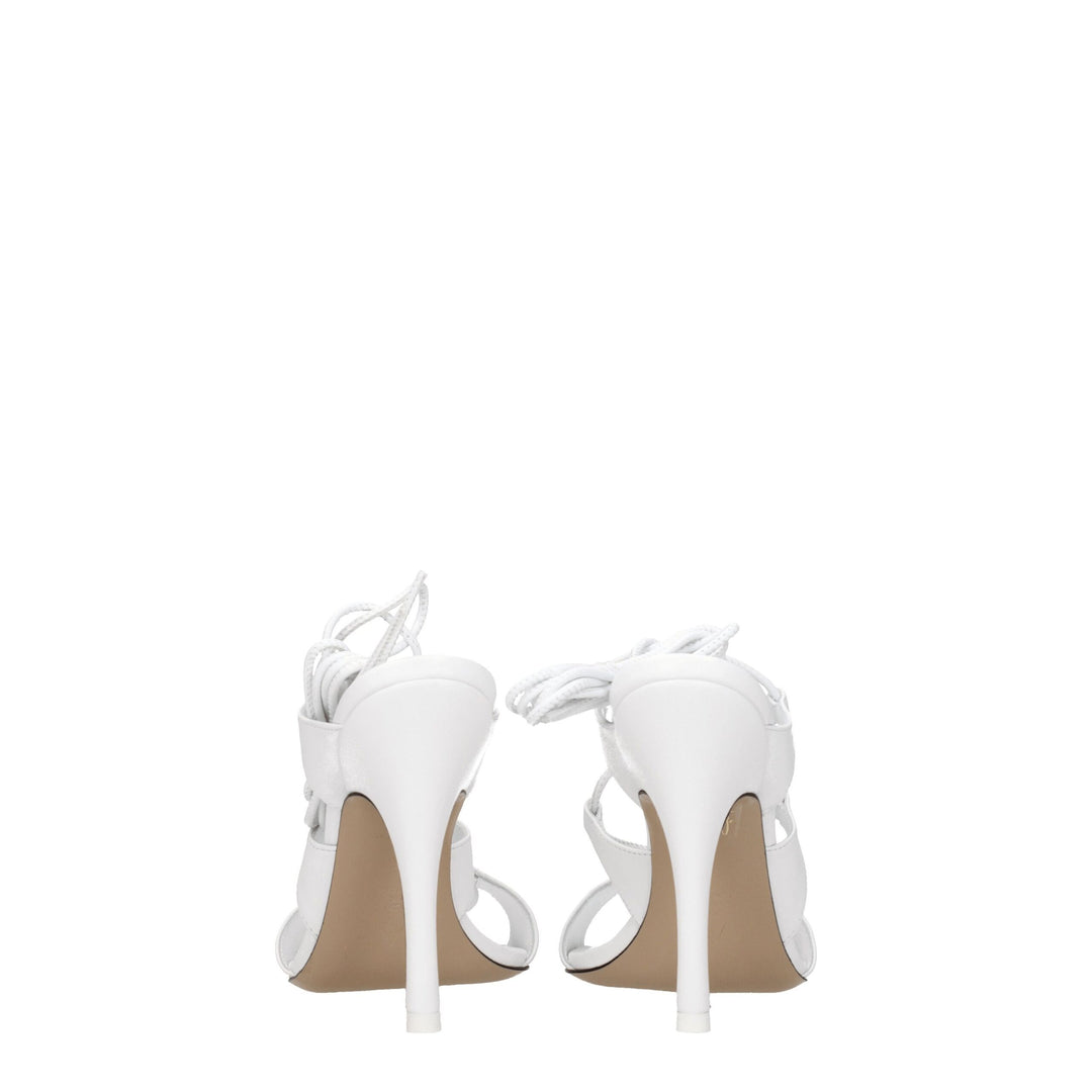 White Leather Sandal