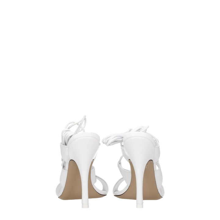 White Leather Sandal