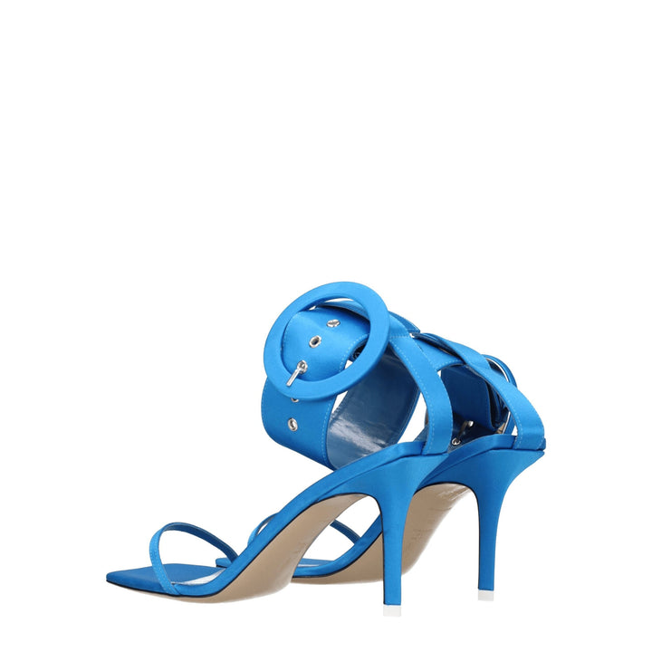 Light Blue Satin Sandal