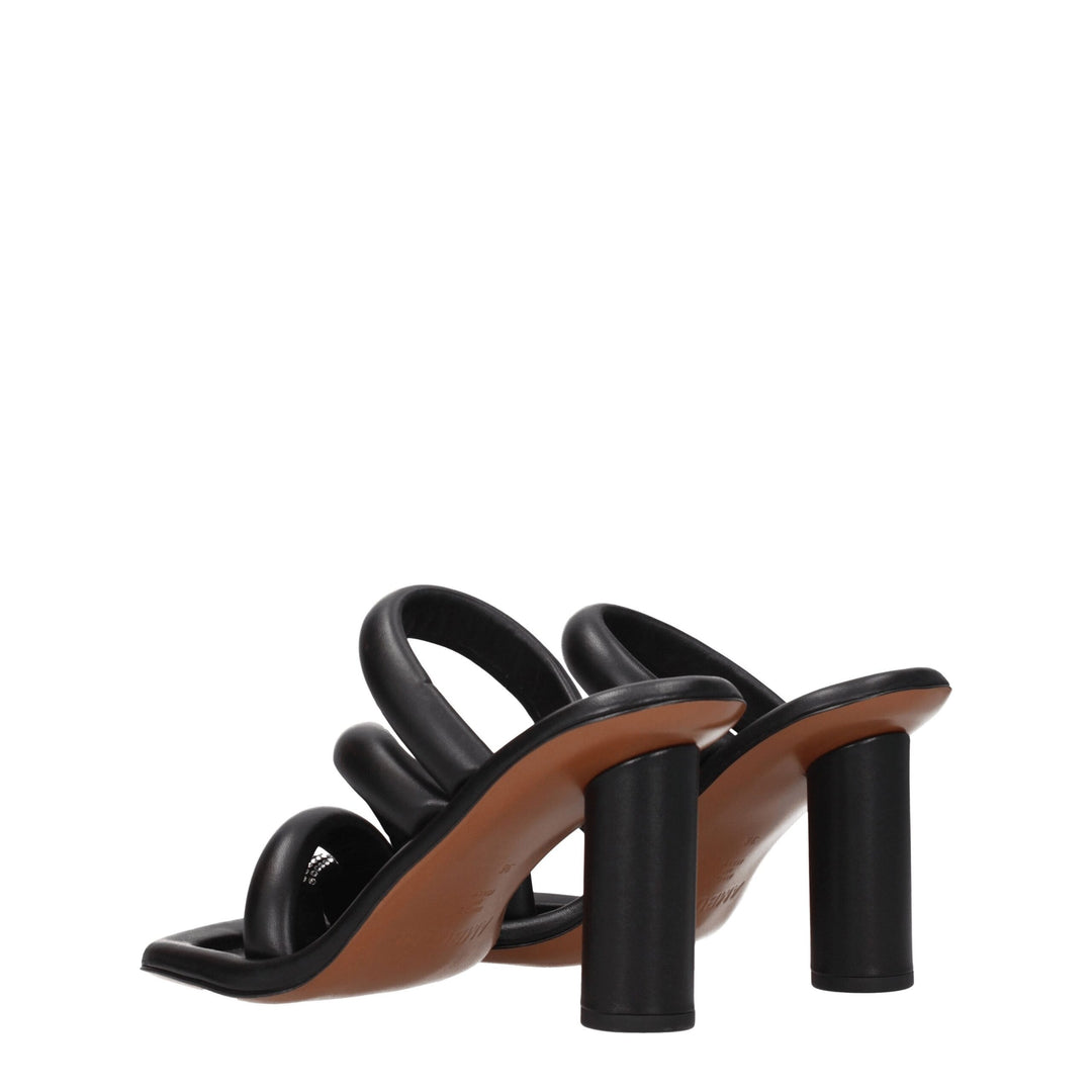 Black Leather Sandal