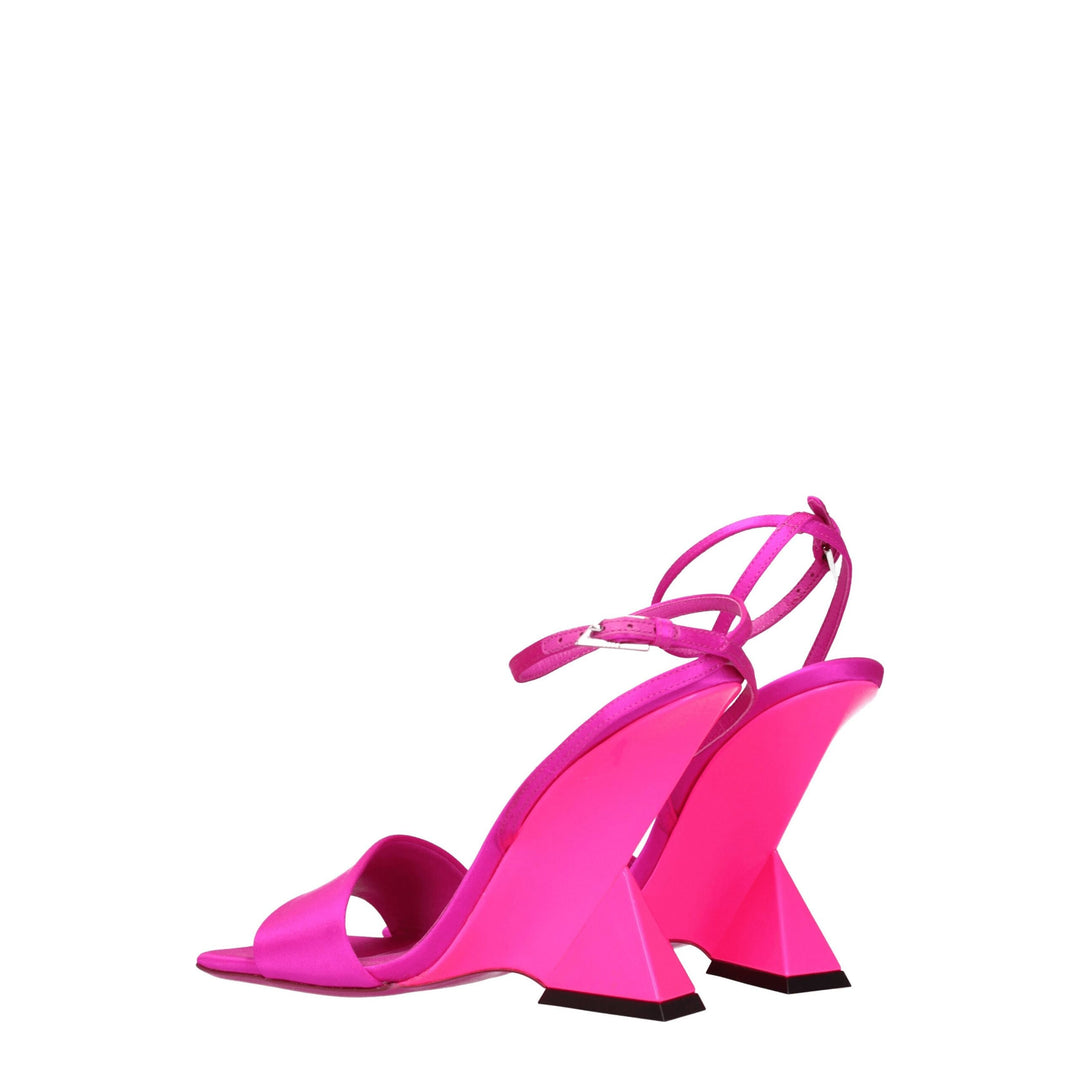 Pink Satin Sandal
