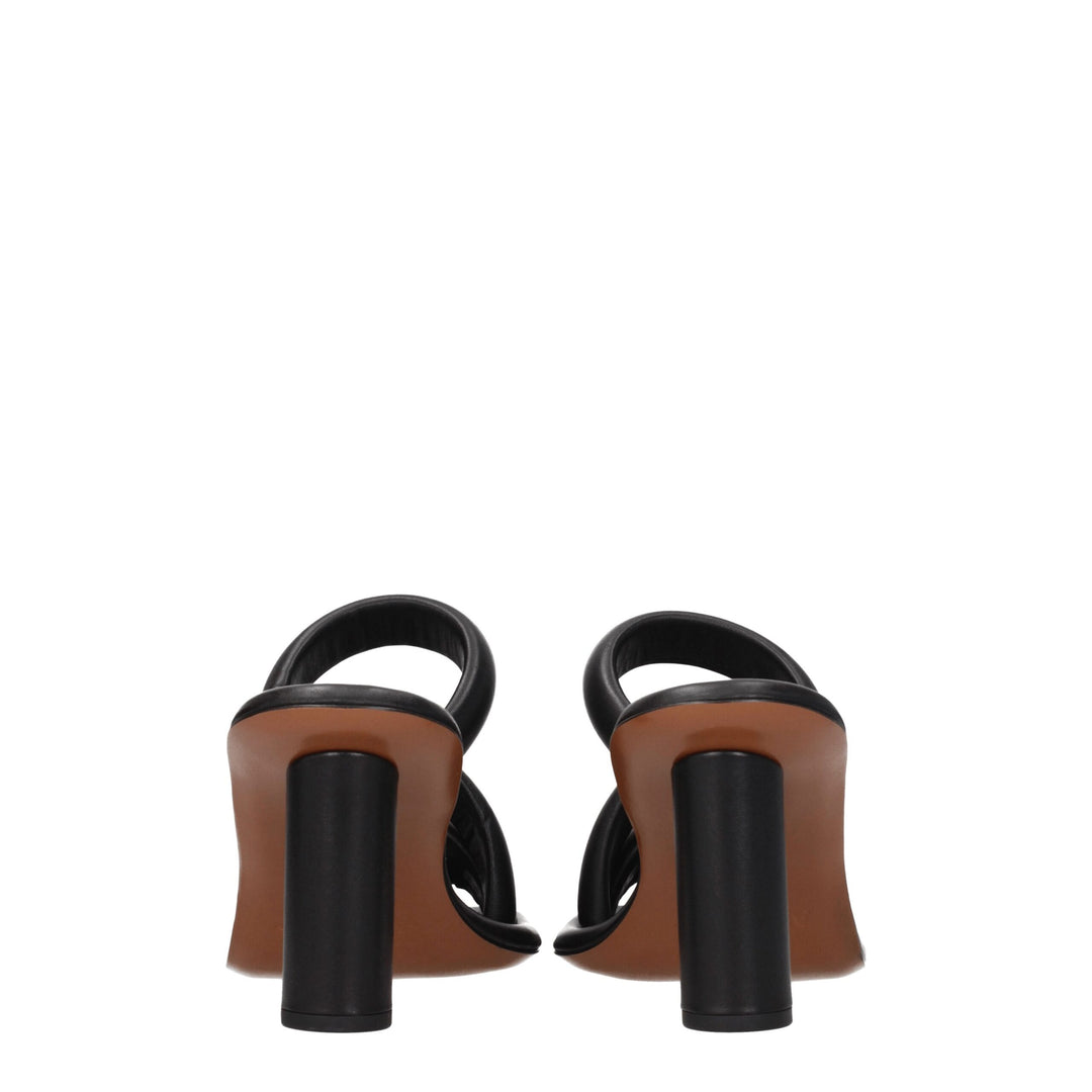 Black Leather Sandal