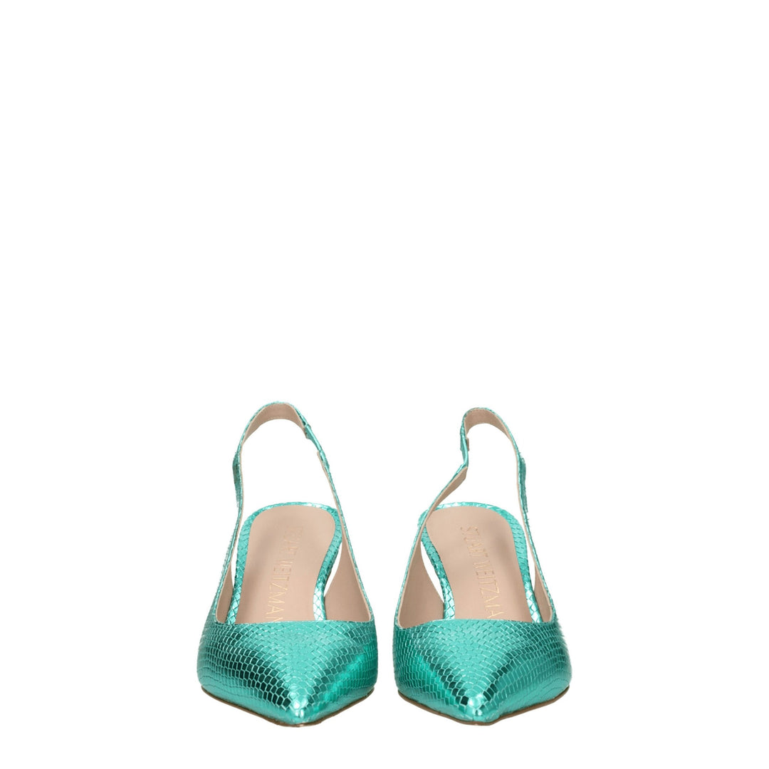 Green Leather Sandal