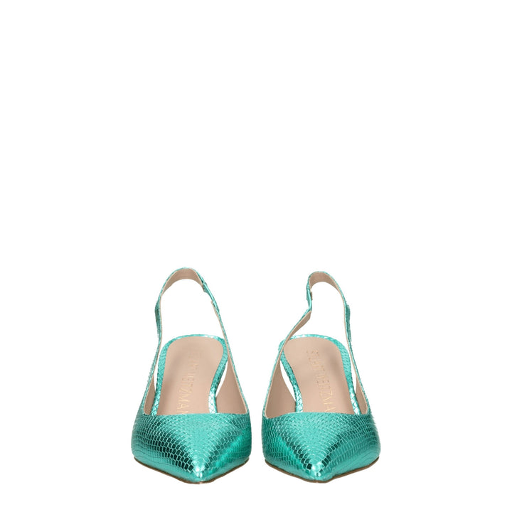 Green Leather Sandal