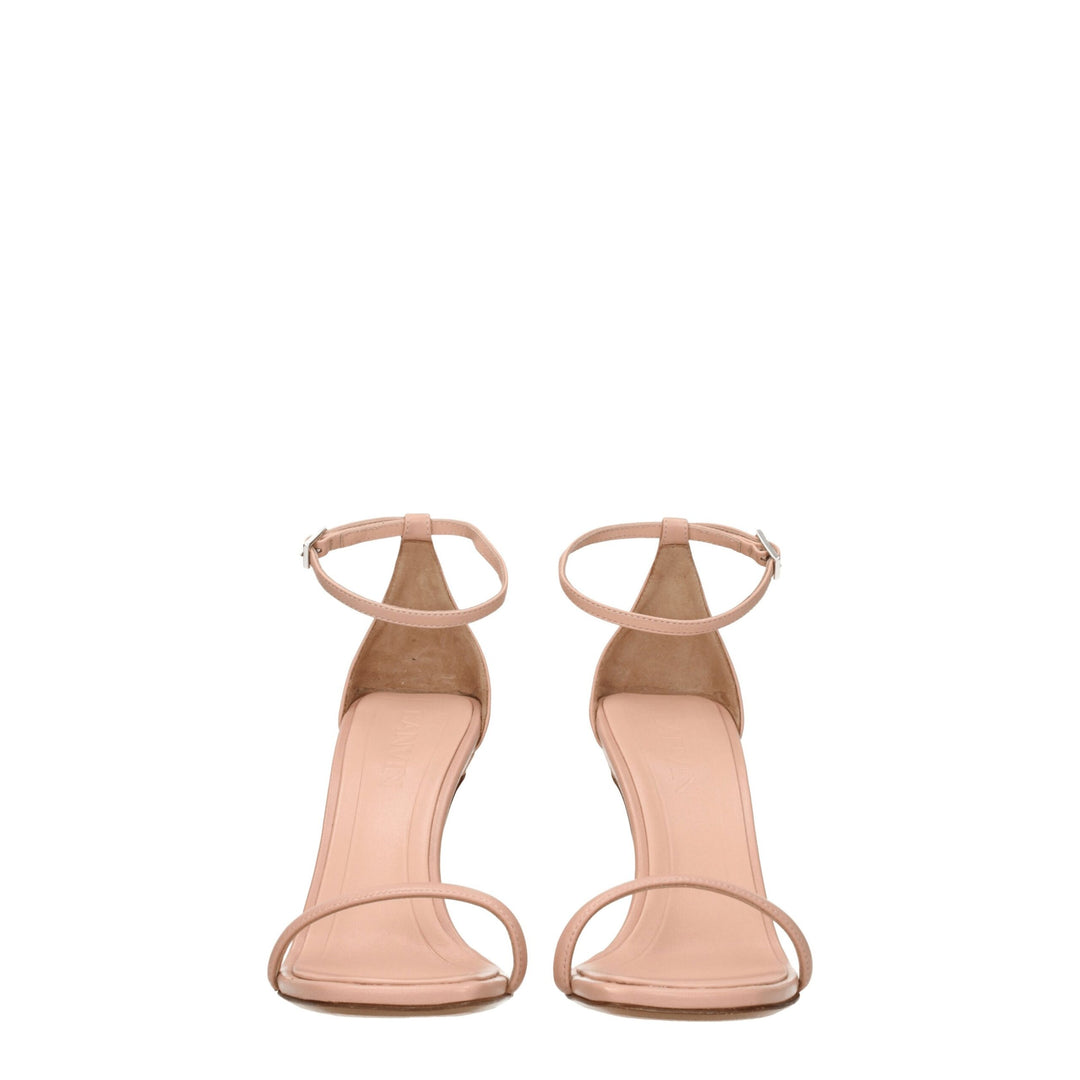 Pink Leather Sandal