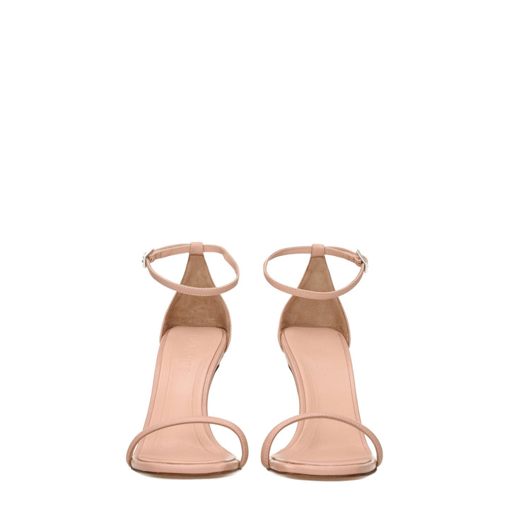 Pink Leather Sandal